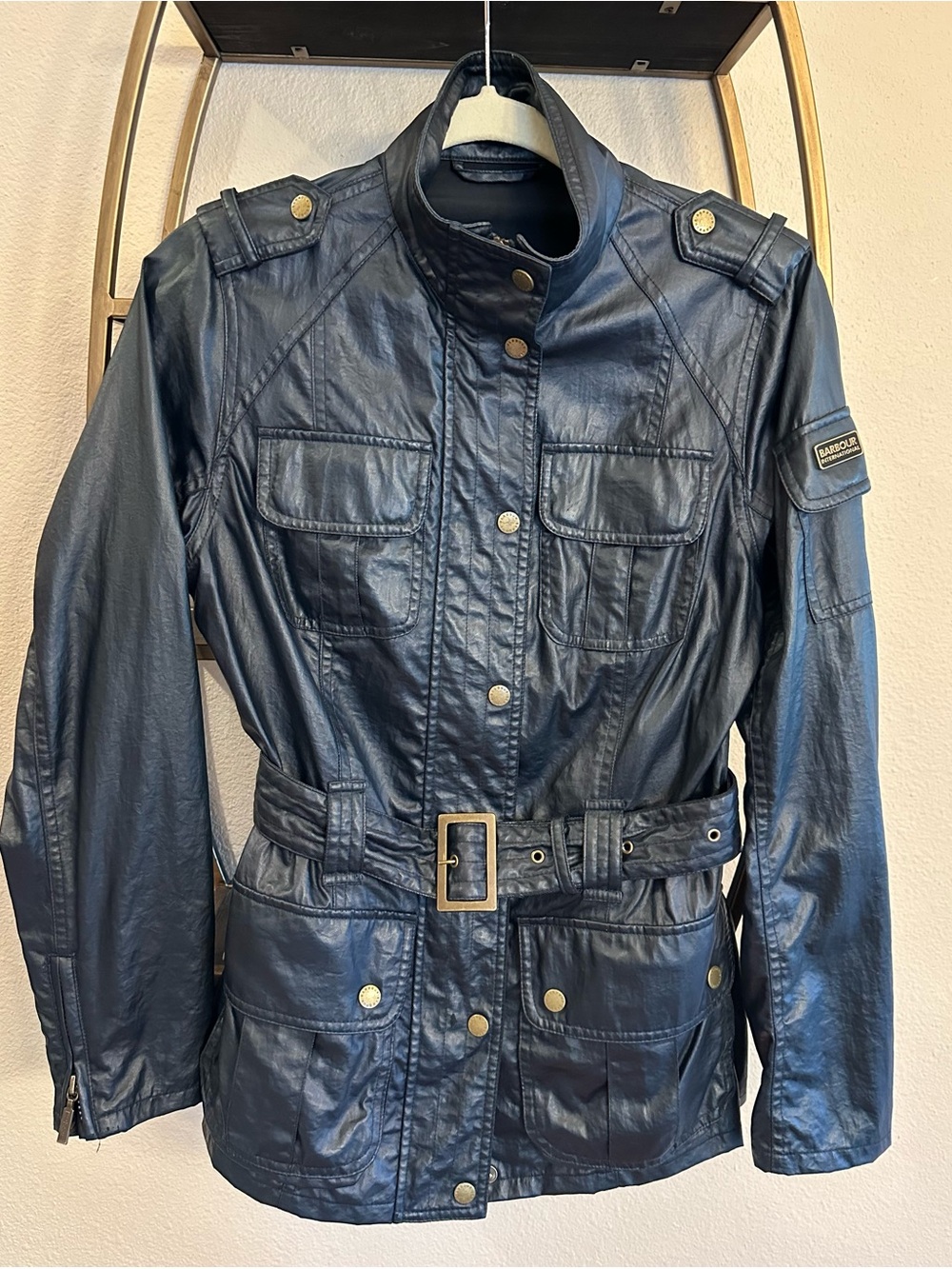 Barbour International Clifton Belted Utility Jacket LCA0116